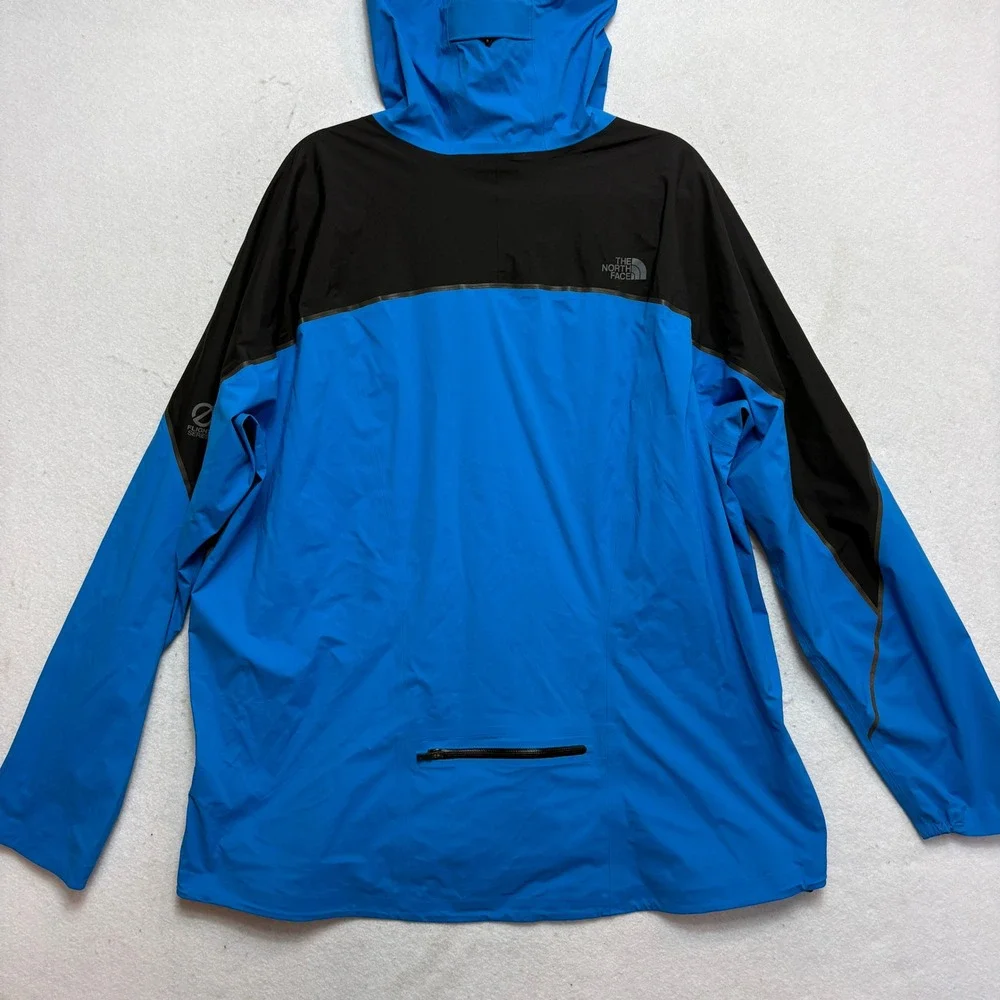 The North Face Flight Series Jacket Mens XXL Blue Hooded Shell Futurelight